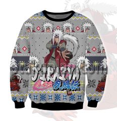 Jiraiya 3D Printed Ugly Christmas Sweatshirt