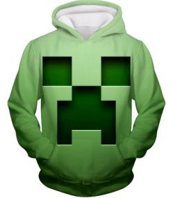Minecraft Mob Creepers Green Hoodie