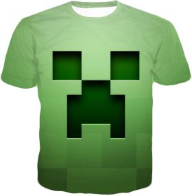 Minecraft Mob Creepers Green T-Shirt