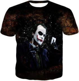 Ultimate Super Villain The Joker HD Print T-Shirt BM100