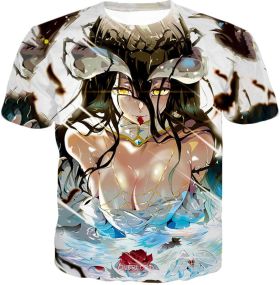 Overlord Awesome Graphic Promo Albedo The Overseer of Guardians Cool Anime T-Shirt OL102