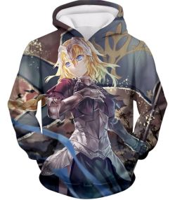 Fate Stay Night Beautiful Legend Joan of Arc Fate Apocrypha Action Hoodie FSN124