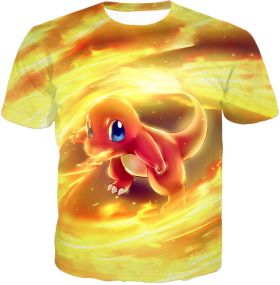 Charmander Hot Flame Action T-Shirt