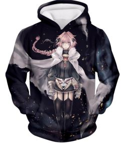 Fate Stay Night Apocrypha Rider of Black Astolfo Extella Action Hoodie FSN143