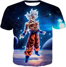 Dragon Ball Super Latest Goku Transformation Cool Limit Breaker Form T-Shirt DBS015