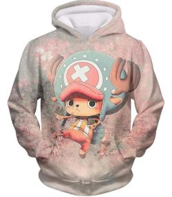 One Piece Awesome Reindeer Doctor Tony Tony Chopper Cool Action Hoodie OP155