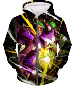 Dragon Ball Super Cool Hero Piccolo Action Awesome Anime Zip Up Hoodie DBS157