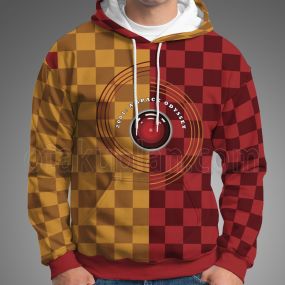 2001 A Space Odyssey 1968 Red Yellow Hoodie