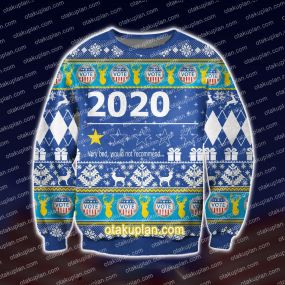 2020 Very Bad Would Not Recommend 3D Print Ugly Christmas Sweatshirt