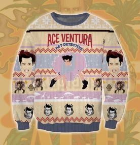 2023 Ace Ventura Dance 3D Printed Ugly Christmas Sweatshirt