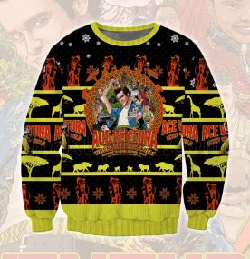 2023 Ace Ventura When Neture Calls 3D Printed Ugly Christmas Sweatshirt