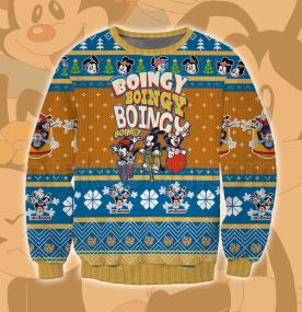 2023 Animaniacs Boiny 3D Printed Ugly Christmas Sweatshirt