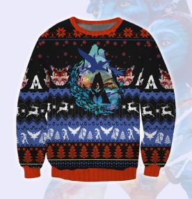 2023 Avatar Neytiri Jake Sully 3D Printed Ugly Christmas Sweatshirt