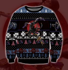 2023 Bayonetta Succubus 3D Printed Ugly Christmas Sweatshirt