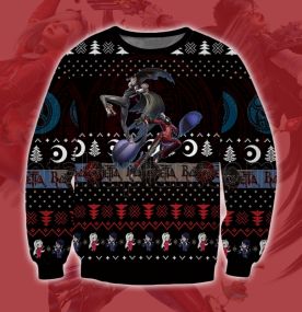 2023 Bayonetta Succubus Jeanne 3D Printed Ugly Christmas Sweatshirt