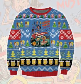 2023 Beavis And Butthead Calhorda Surfers 3D Printed Ugly Christmas Sweatshirt