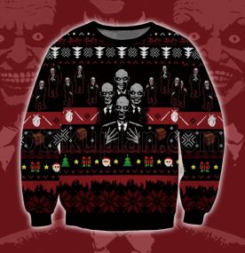 2023 Buffy The Vampire Slayer Gentlemen Organize 3D Printed Ugly Christmas Sweatshirt