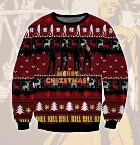 2023 Kill Bill The Bride Viper Troops 3D Printed Ugly Christmas Sweatshirt