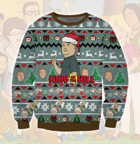 2023 King of the Hill Bobby 3D Printed Ugly Christmas Sweatshirt