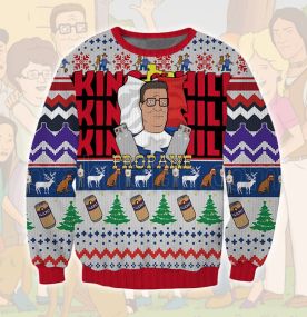 2023 King of the Hill Hank Hill 3D Printed Ugly Christmas Sweatshirt