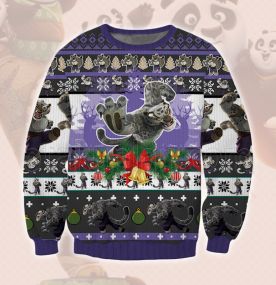 2023 Kung Fu Panda Tai Lung Up 3D Printed Ugly Christmas Sweatshirt