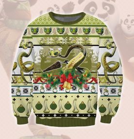 2023 Kung Fu Panda Viper Up 3D Printed Ugly Christmas Sweatshirt