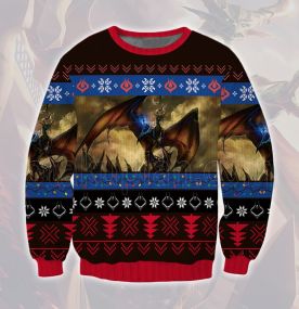 2023 Magic The Gathering Bolas 3D Printed Ugly Christmas Sweatshirt