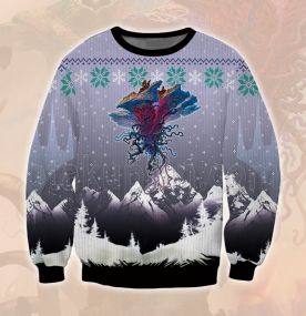 2023 Magic The Gathering Emrakul the Aeons Torn 3D Printed Ugly Christmas Sweatshirt