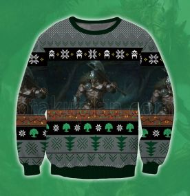 2023 Magic The Gathering Garruk Wildspeaker 3D Printed Ugly Christmas Sweatshirt