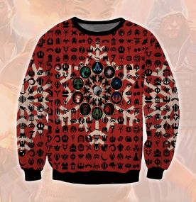 2023 Magic The Gathering Magic Series 3D Printed Ugly Christmas Sweatshirt