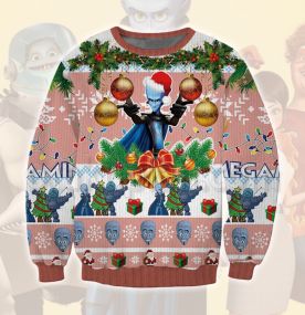 2023 Megamind Hapiness 3D Printed Ugly Christmas Sweatshirt