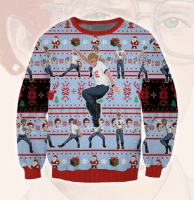 2023 Napoleon Dynamite Dancing Gesture 3D Printed Ugly Christmas Sweatshirt