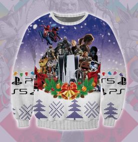 2023 Playstation5 What I Want For Christmas 3D Printed Ugly Christmas Sweatshirt