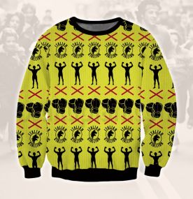 2023 Rocky 3D Printed Ugly Christmas Sweatshirt