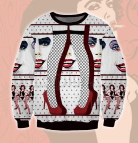 2023 Rocky Horror Picture Show Abnormal 3D Printed Ugly Christmas Sweatshirt