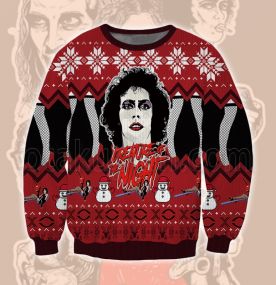 2023 Rocky Horror Picture Show Dr Frank-N-Furter 3D Printed Ugly Christmas Sweatshirt
