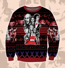 2023 Rocky Horror Picture Show Madness Science Geek 3D Printed Ugly Christmas Sweatshirt