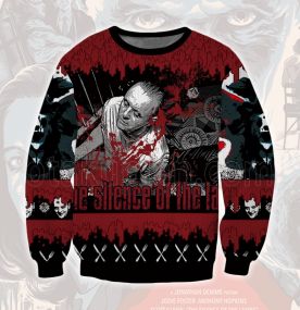 2023 Silence Of The Lambs Mental Illness 3D Printed Ugly Christmas Sweatshirt