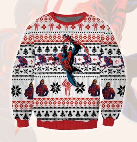 2023 Spider Hero 2099 Miguel Ohara D Printed Ugly Christmas Sweatshirt