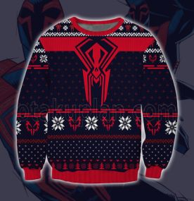 2023 Spider Hero Spider Verse 2099 Miguel Ohara 3D Printed Ugly Christmas Sweatshirt