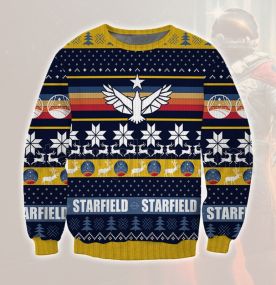 2023 Starfield Freestar Collective 3D Printed Ugly Christmas Sweatshirt