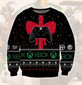 2023 Xbox Classic Games 3D Printed Ugly Christmas Sweatshirt