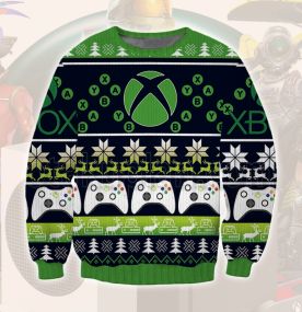 2023 Xbox Game 3D Printed Ugly Christmas Sweatshirt