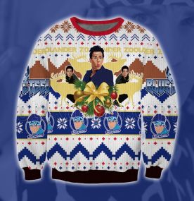 2023 Zoolander Derek Zoolander Blue Steel 3D Printed Ugly Christmas Sweatshirt