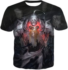 Fullmetal Alchemist Brothers Together as One Edward x Alphonse Best Anime Poster T-Shirt FA025