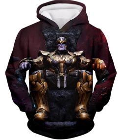 The Avenge Heros Cool Villain Titan Thanos Hoodie TA027