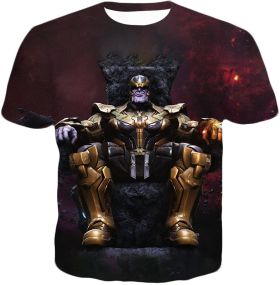 The Avenge Heros Cool Villain Titan Thanos T-Shirt TA027