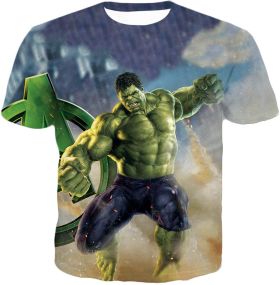 The Avenge Heros Strongest Avenger Hulk Action T-Shirt TA031