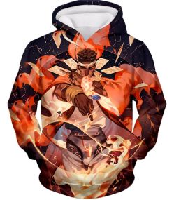 Anime Stardust Crusaders C Mohammad Avdol Stand Magicians Red Action Hoodie JO034