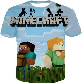 Minecraft Survival Game Promo T-Shirt